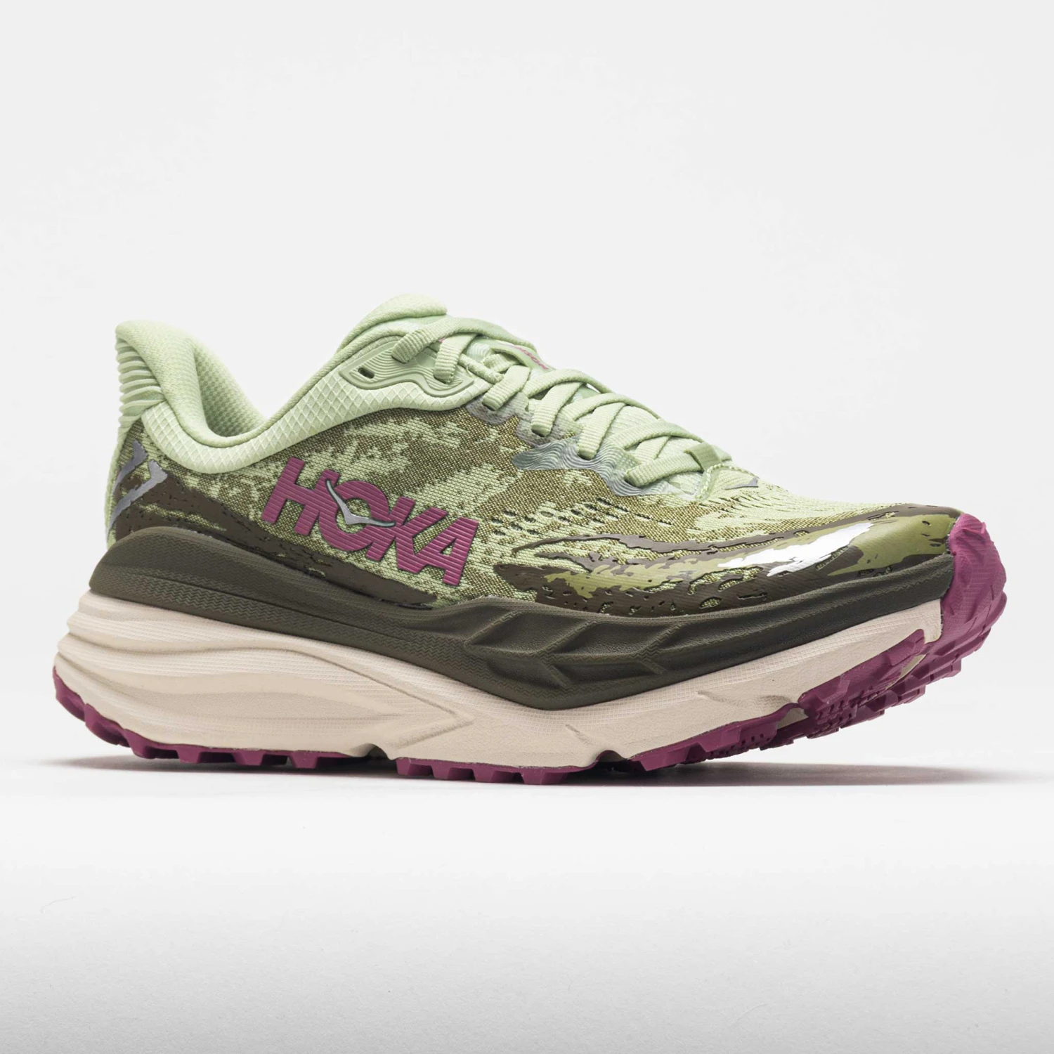 HOKA Stinson 7 Women's Seed Green/Beet Root 7 HOKA Stinson 7 Women's Seed Green/Beet Root - Image 5