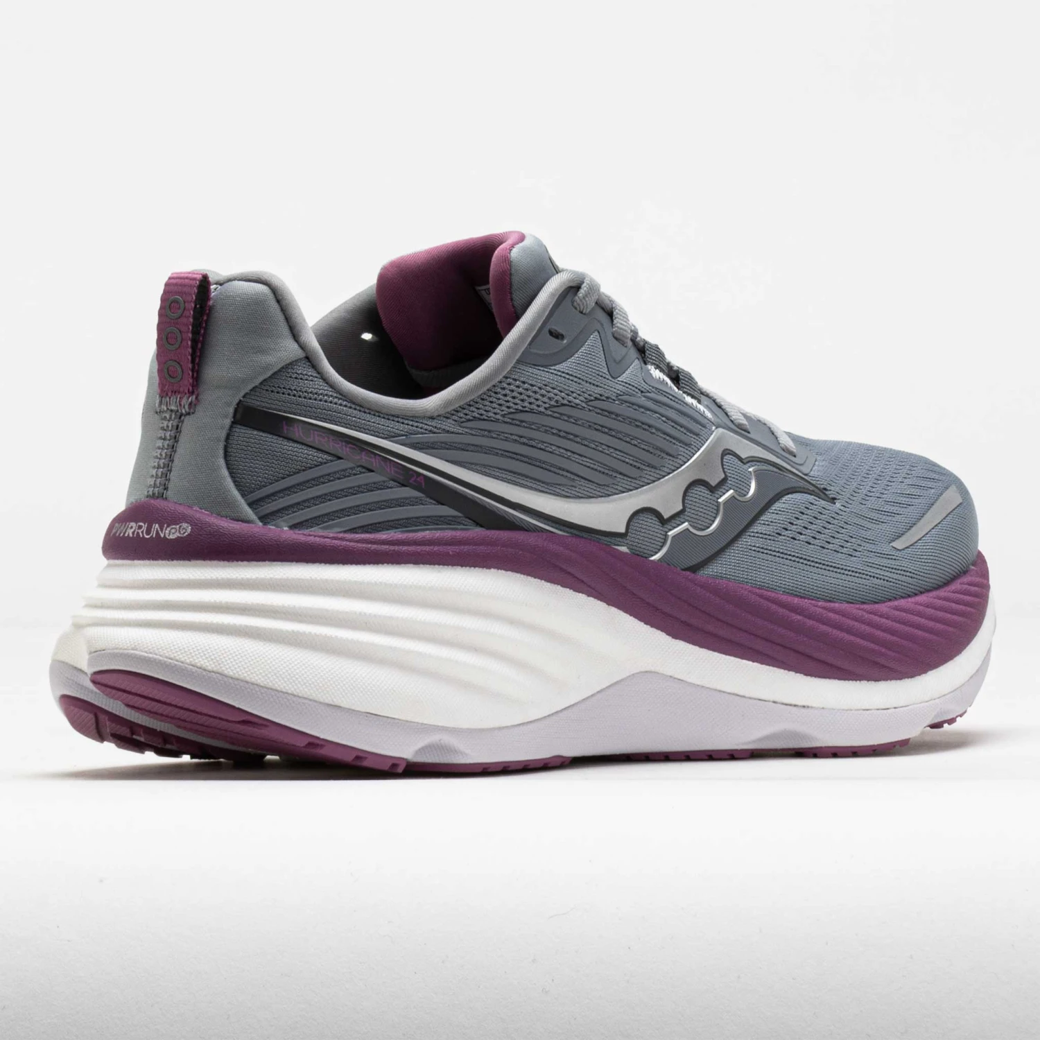 Saucony Hurricane 24 Women's Flint/Viola 8 Saucony Hurricane 24 Women's Flint/Viola - Image 6