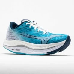 Mizuno Wave Rebellion Flash 2 Women's River Blue/Blue Wing Teal -Famous Shoes Store 041642 5