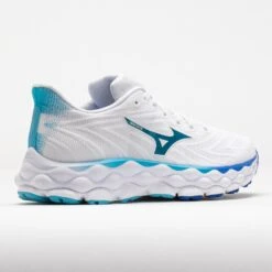 Mizuno Wave Sky 8 Women's White/Mercury Blue -Famous Shoes Store 041649 6