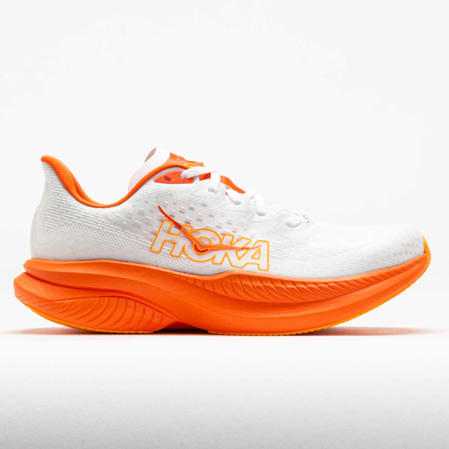 HOKA Mach 6 Men's Frost/Lava 3 HOKA Mach 6 Men's Frost/Lava