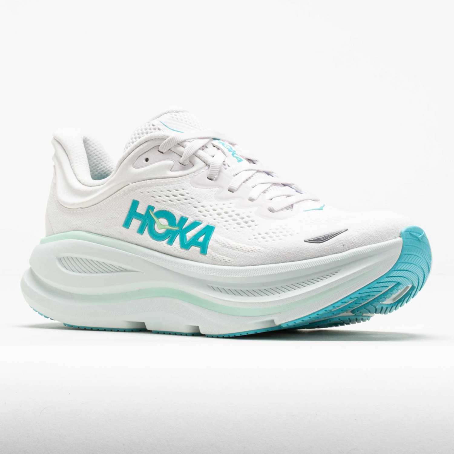 HOKA Bondi 9 Women's Frost/Cielo Blue 7 HOKA Bondi 9 Women's Frost/Cielo Blue - Image 5