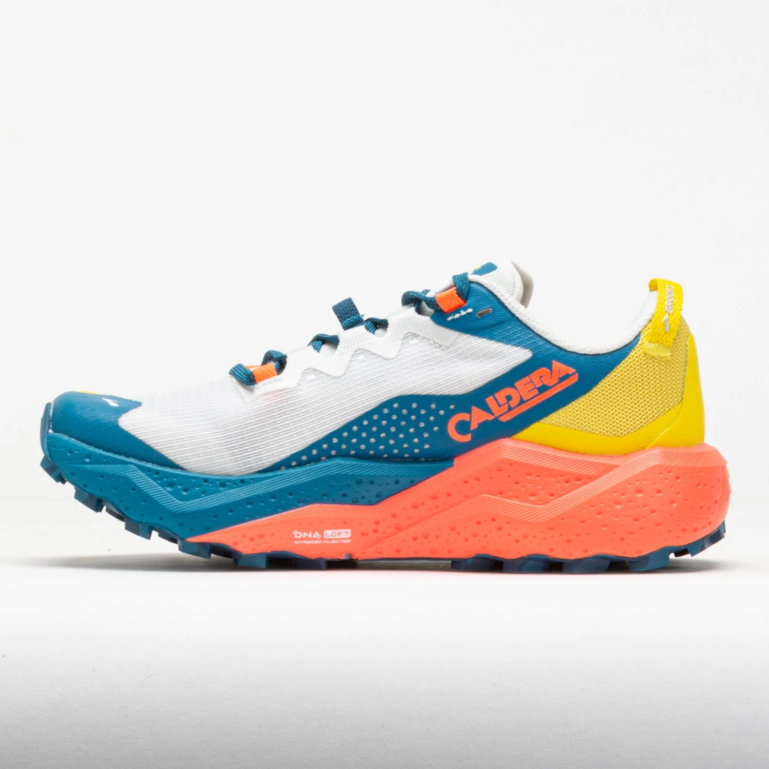 Brooks Caldera 8 Women's Bit Of Blue/Quince/Flame 4 Brooks Caldera 8 Women's Bit Of Blue/Quince/Flame - Image 2