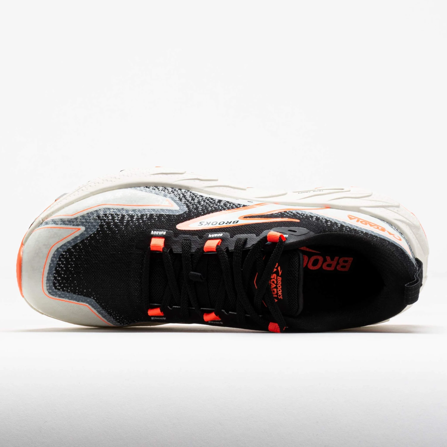 Brooks Cascadia 18 Women's Black/Blue Wash/Flame 5 Brooks Cascadia 18 Women's Black/Blue Wash/Flame - Image 3