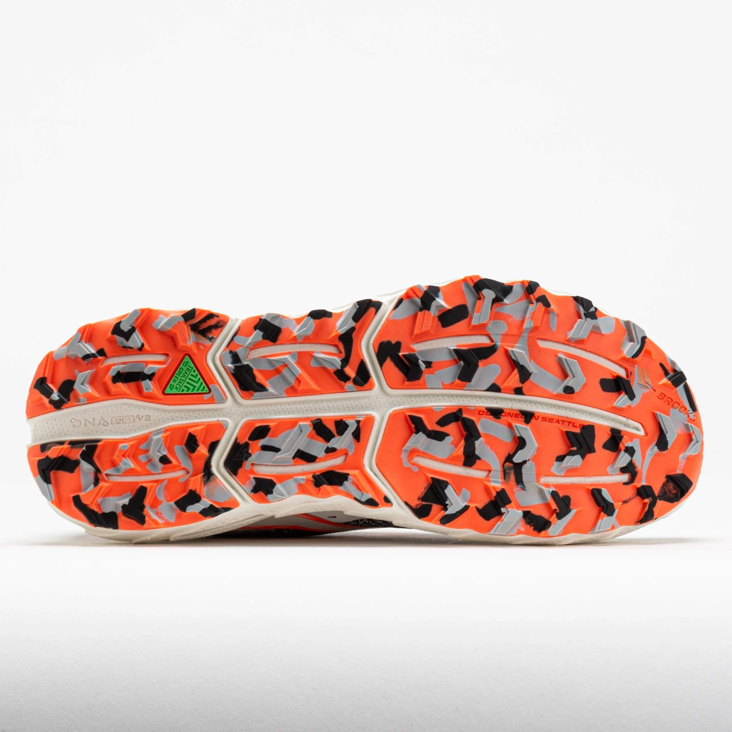 Brooks Cascadia 18 Women's Black/Blue Wash/Flame 6 Brooks Cascadia 18 Women's Black/Blue Wash/Flame - Image 4