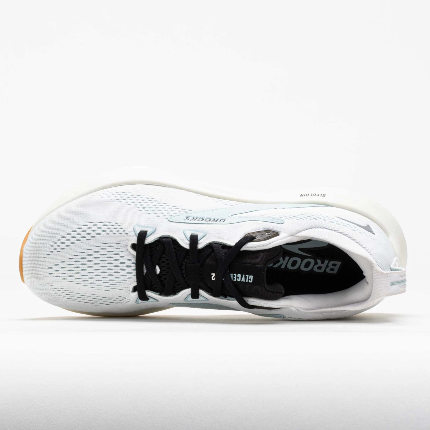 Brooks Glycerin 22 Men's Bright White/Winter Sky/Black 5 Brooks Glycerin 22 Men's Bright White/Winter Sky/Black - Image 3