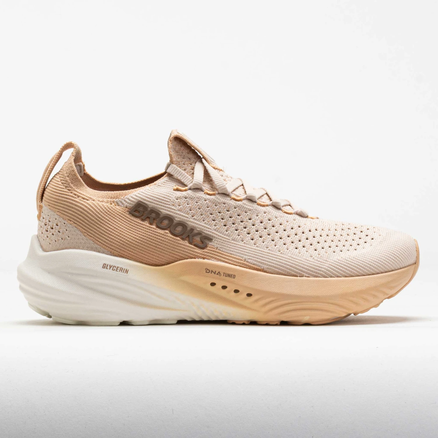 Brooks Glycerin StealthFit 22 Women's Almond Peach/Almond/Portabella 3 Brooks Glycerin StealthFit 22 Women's Almond Peach/Almond/Portabella