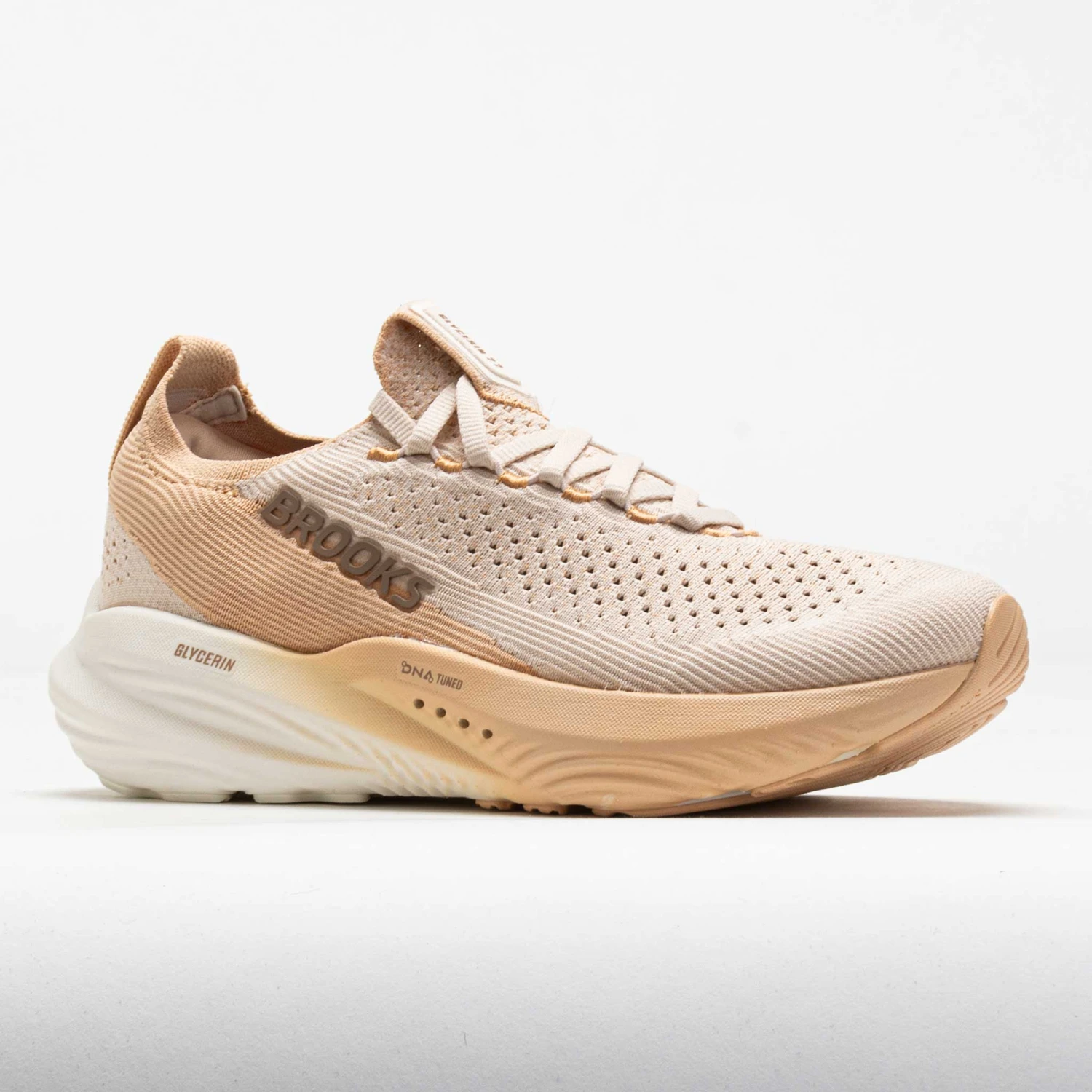 Brooks Glycerin StealthFit 22 Women's Almond Peach/Almond/Portabella 7 Brooks Glycerin StealthFit 22 Women's Almond Peach/Almond/Portabella - Image 5