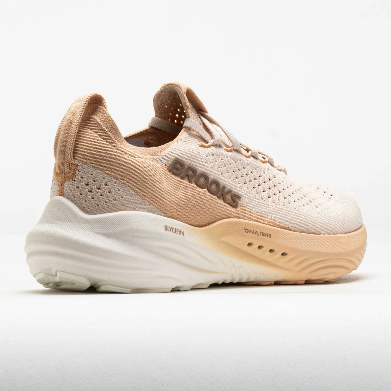 Brooks Glycerin StealthFit 22 Women's Almond Peach/Almond/Portabella 8 Brooks Glycerin StealthFit 22 Women's Almond Peach/Almond/Portabella - Image 6