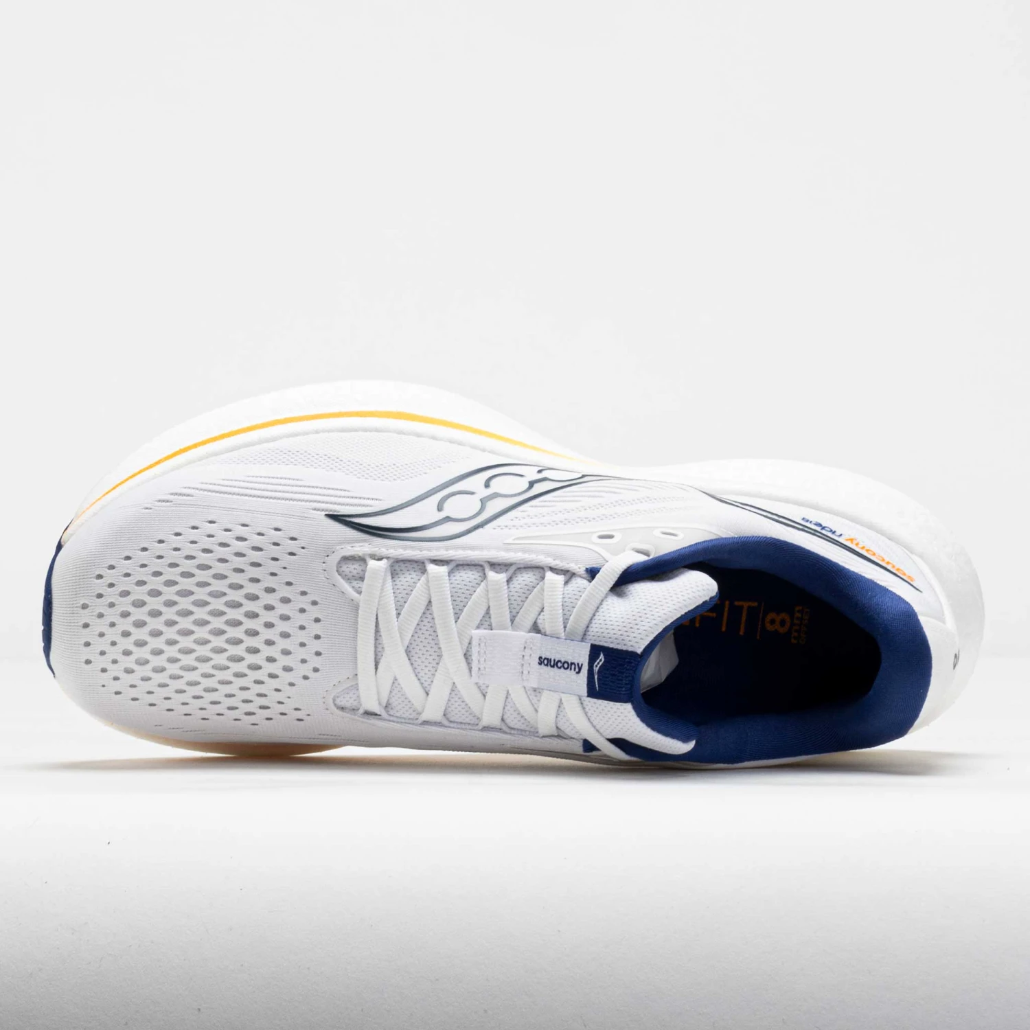 Saucony Ride 18 Men's White/Azurite 5 Saucony Ride 18 Men's White/Azurite - Image 3