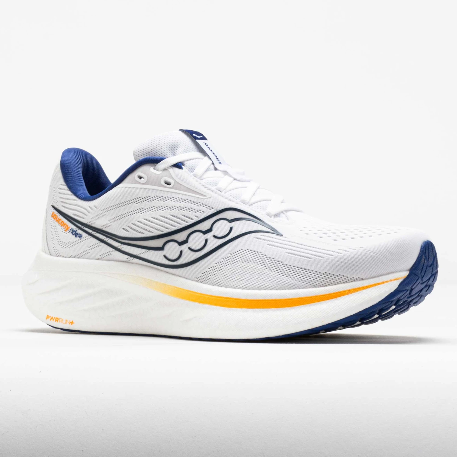 Saucony Ride 18 Men's White/Azurite 7 Saucony Ride 18 Men's White/Azurite - Image 5