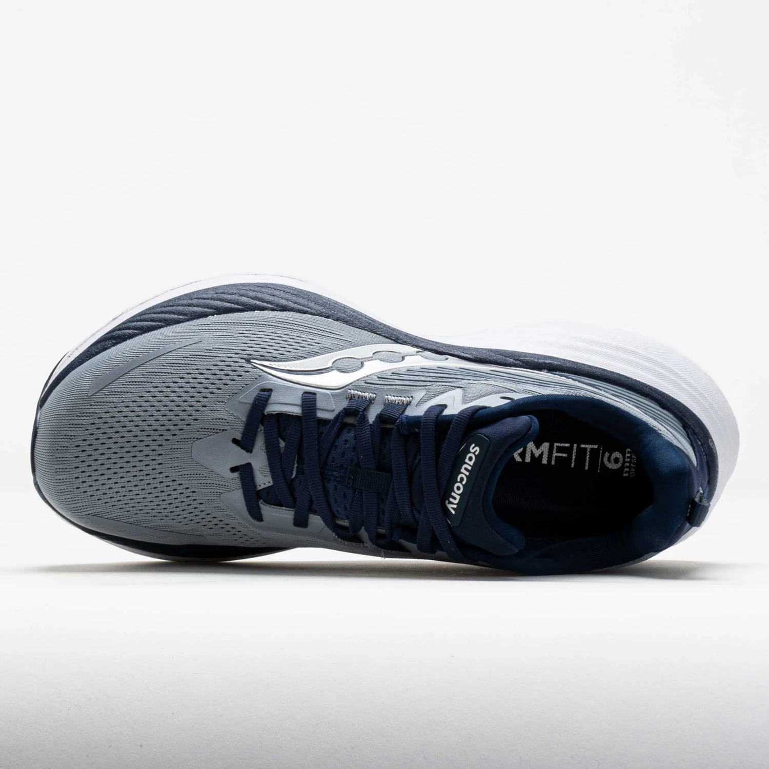 Saucony Hurricane 24 Men's Flint/Navy 5 Saucony Hurricane 24 Men's Flint/Navy - Image 3