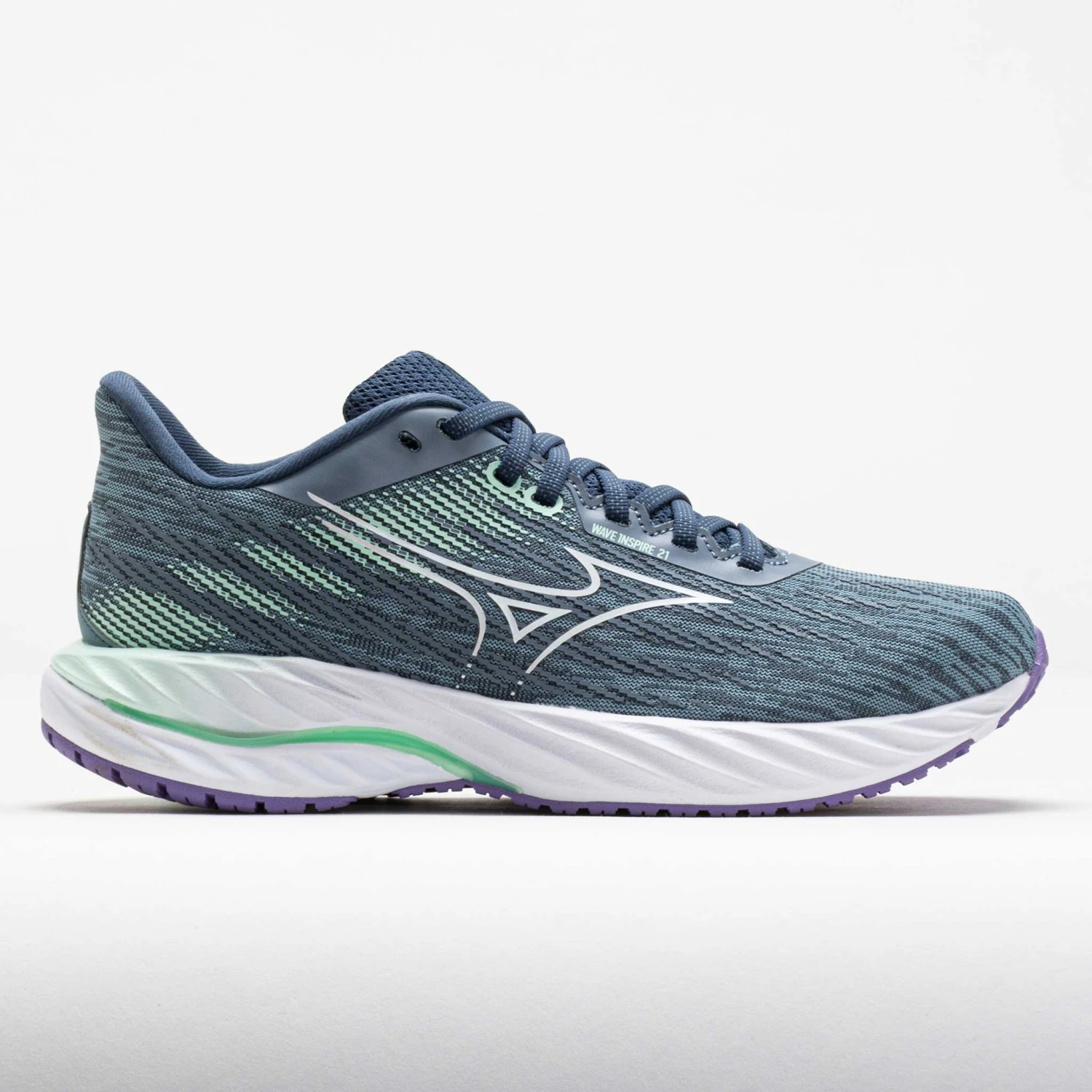 Mizuno Wave Inspire 21 Women's Tradewinds/White 3 Mizuno Wave Inspire 21 Women's Tradewinds/White