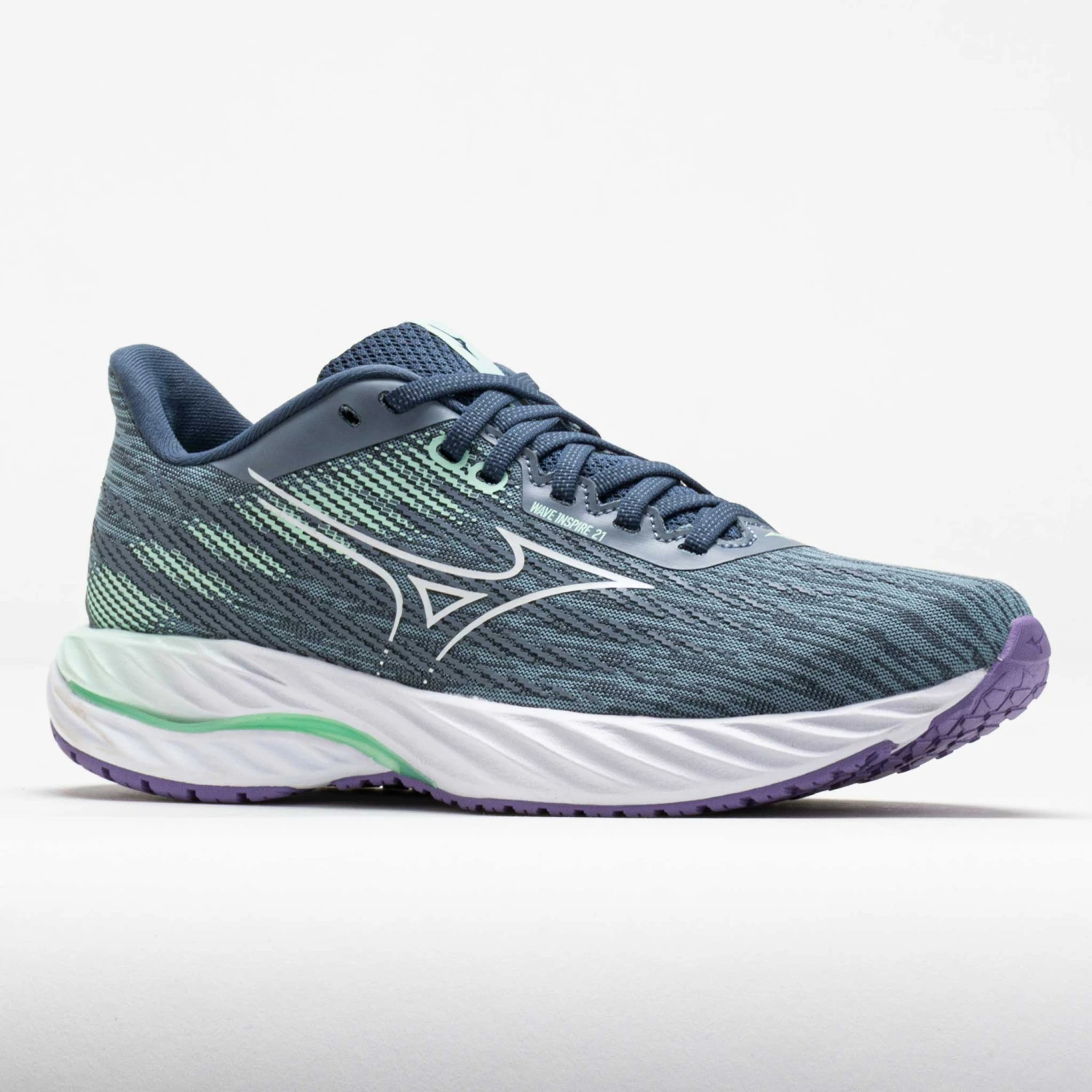 Mizuno Wave Inspire 21 Women's Tradewinds/White 7 Mizuno Wave Inspire 21 Women's Tradewinds/White - Image 5