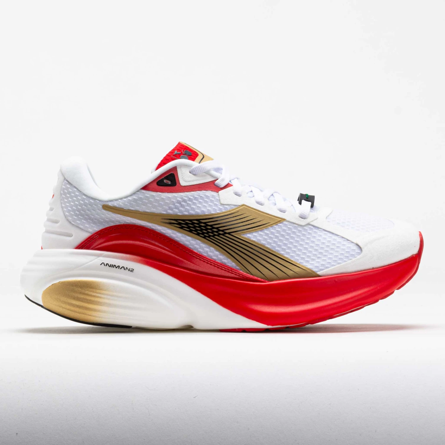 Diadora Atomo Star Unisex White/Metallic Gold/Firey Red 3 Diadora Atomo Star Unisex White/Metallic Gold/Firey Red