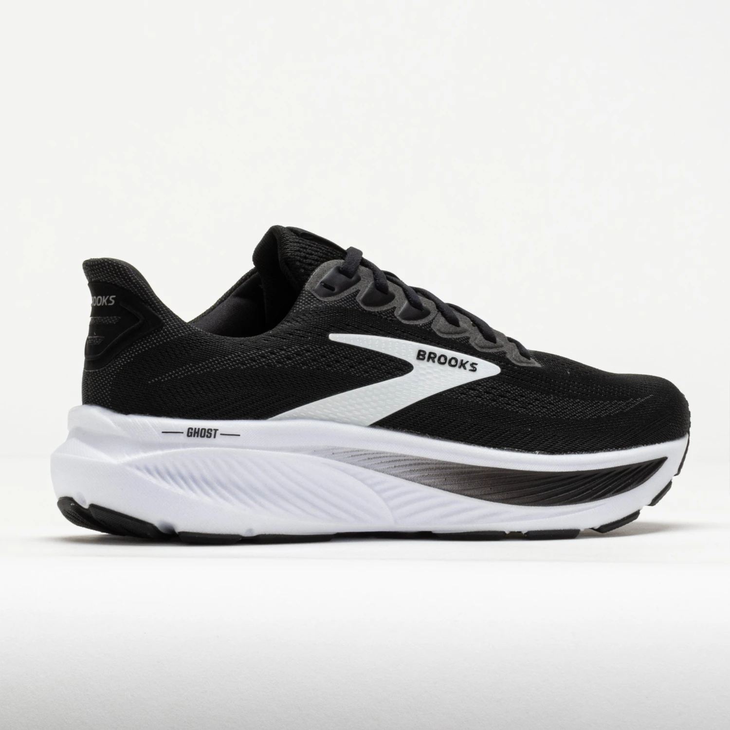 Brooks Ghost 17 Men's Black/Grey/White 8 Brooks Ghost 17 Men's Black/Grey/White - Image 6