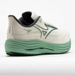 Mizuno Wave Rider 29 Men's White/Bistro Green -Famous Shoes Store 042928 6