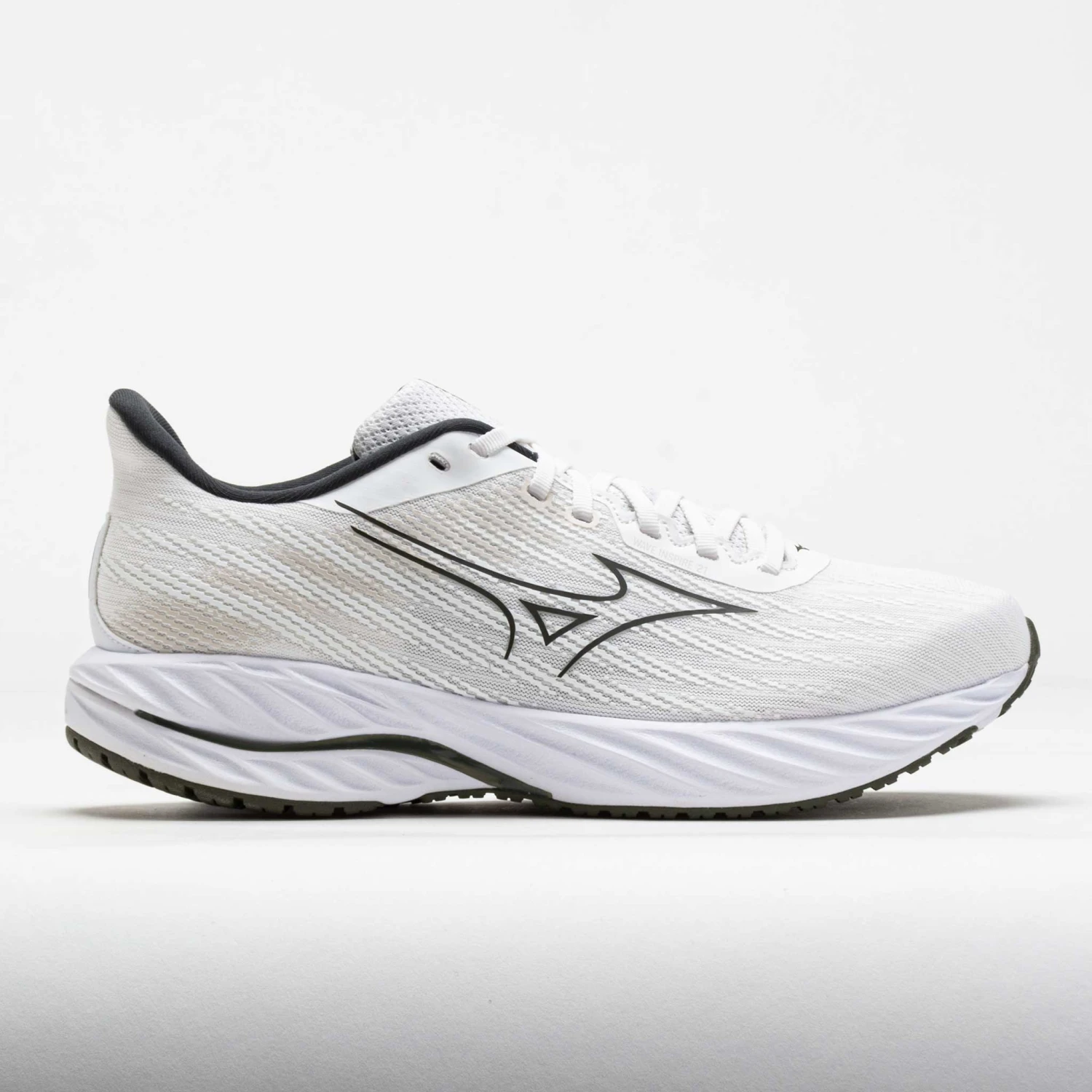 Mizuno Wave Inspire 21 Men's White/Grape Leaf 3 Mizuno Wave Inspire 21 Men's White/Grape Leaf