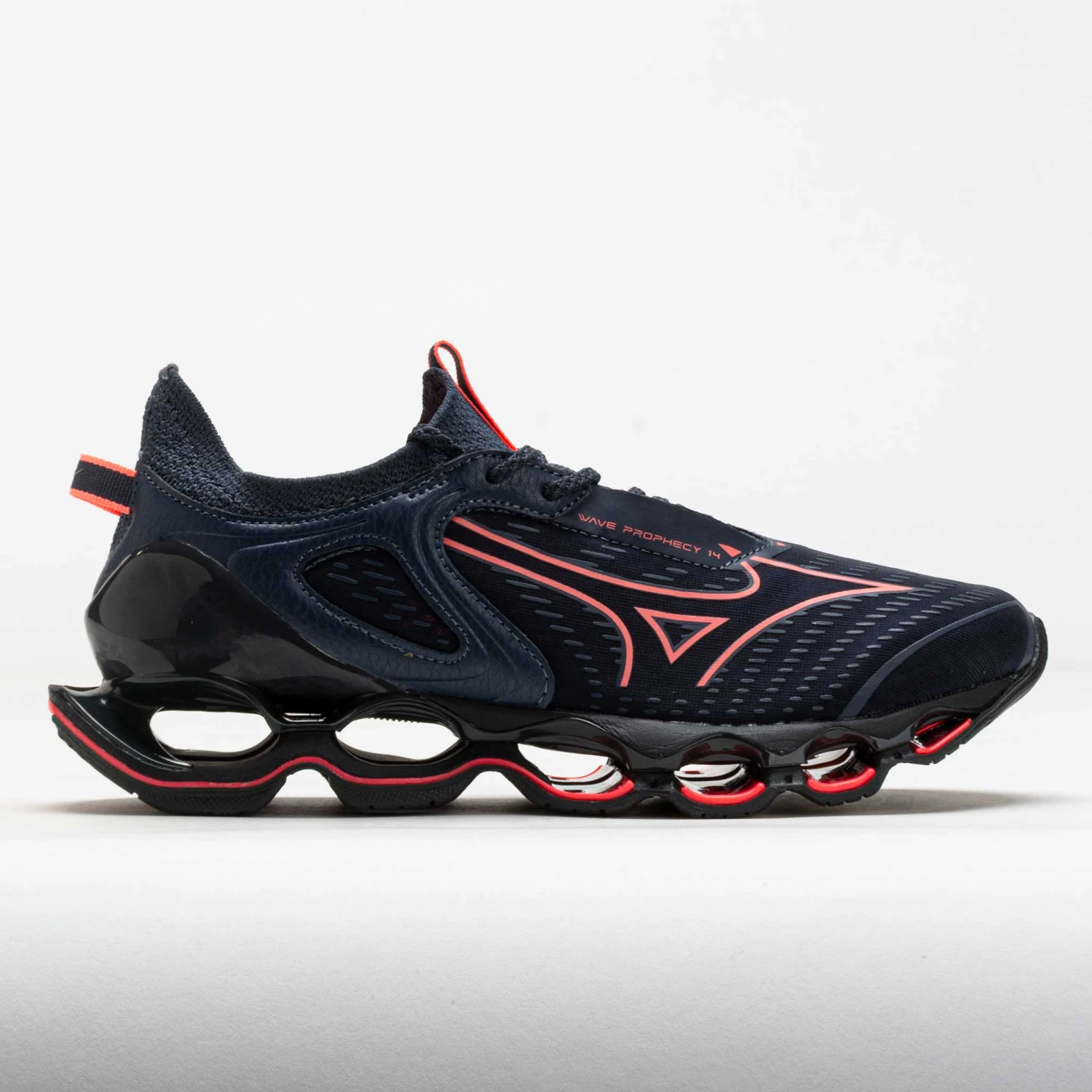 Mizuno Wave Prophecy 14 Women's Odyssey Grey/Striking Coral 3 Mizuno Wave Prophecy 14 Women's Odyssey Grey/Striking Coral