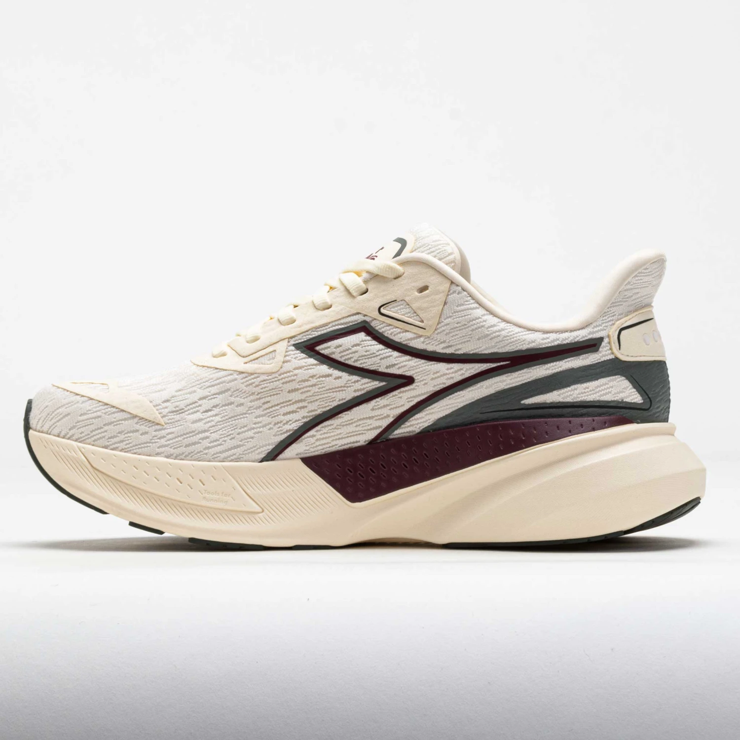 Diadora Nucleo 2 Men's Whisper White/Maroon Banner 4 Diadora Nucleo 2 Men's Whisper White/Maroon Banner - Image 2