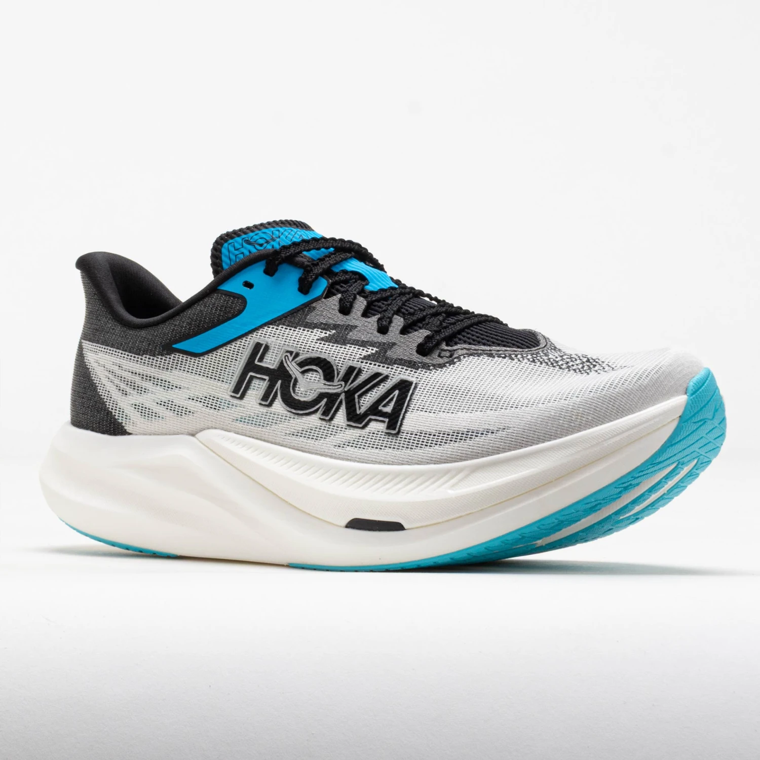 HOKA Rocket X 3 Unisex White/Black 7 HOKA Rocket X 3 Unisex White/Black - Image 5
