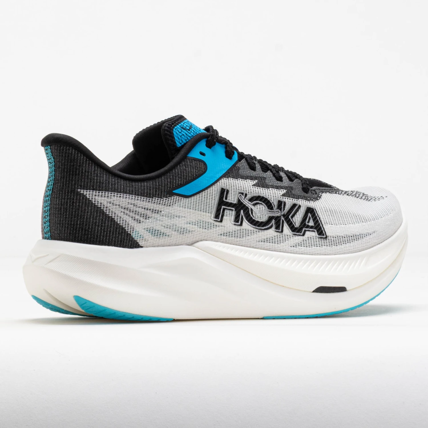 HOKA Rocket X 3 Unisex White/Black 8 HOKA Rocket X 3 Unisex White/Black - Image 6