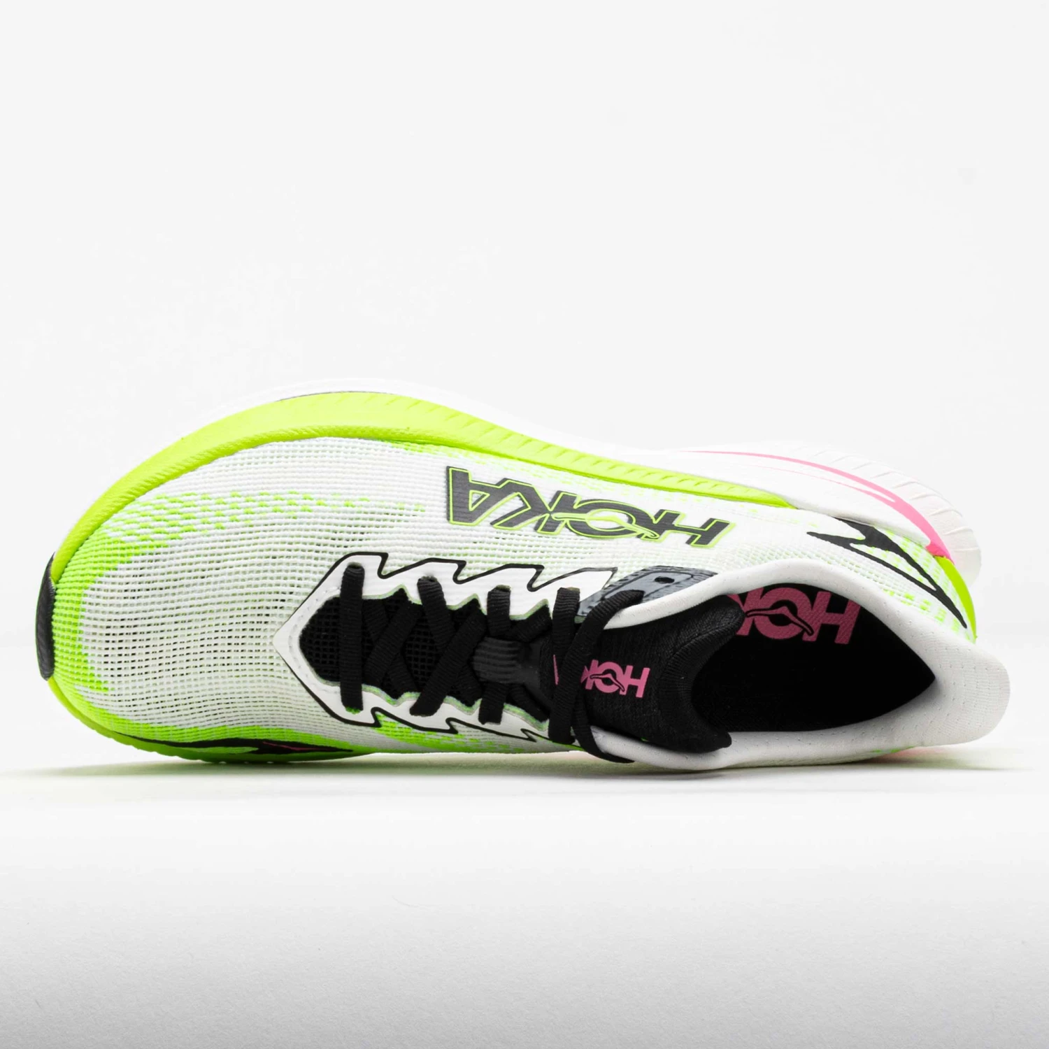 HOKA Mach X 3 Women's White/Neon Lime 5 HOKA Mach X 3 Women's White/Neon Lime - Image 3