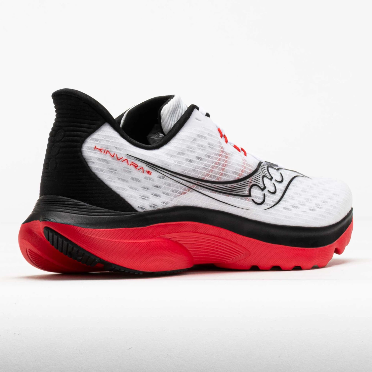 Saucony Kinvara 16 Men's White/Red 8 Saucony Kinvara 16 Men's White/Red - Image 6