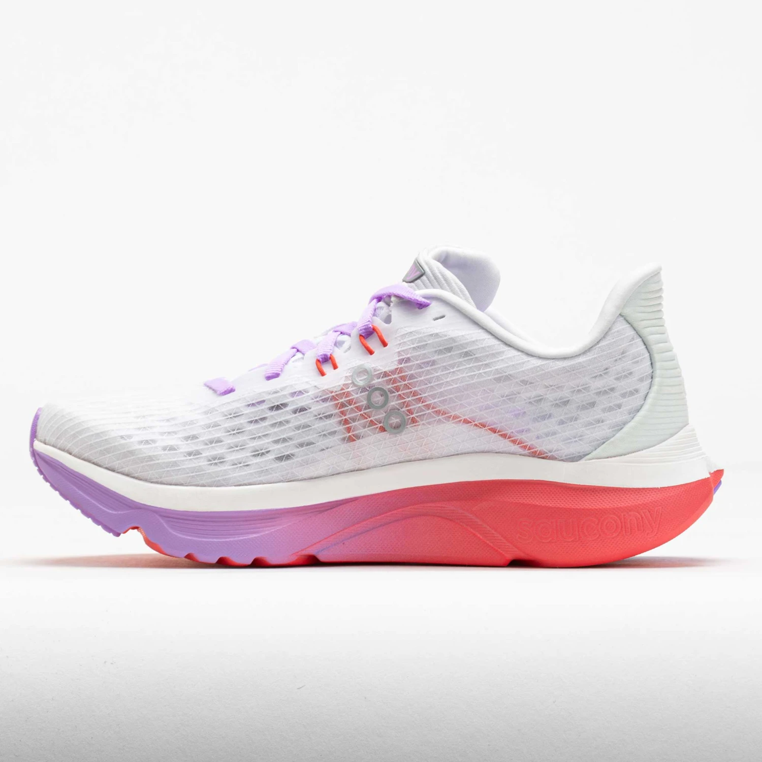 Saucony Kinvara 16 Women's White/Crocus 4 Saucony Kinvara 16 Women's White/Crocus - Image 2