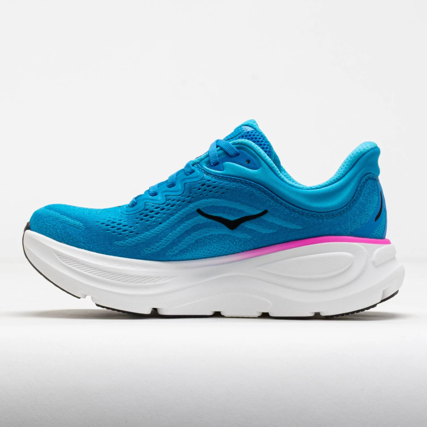 HOKA Bondi 9 Women's Skyward Blue/Neon Fuchsia 4 HOKA Bondi 9 Women's Skyward Blue/Neon Fuchsia - Image 2