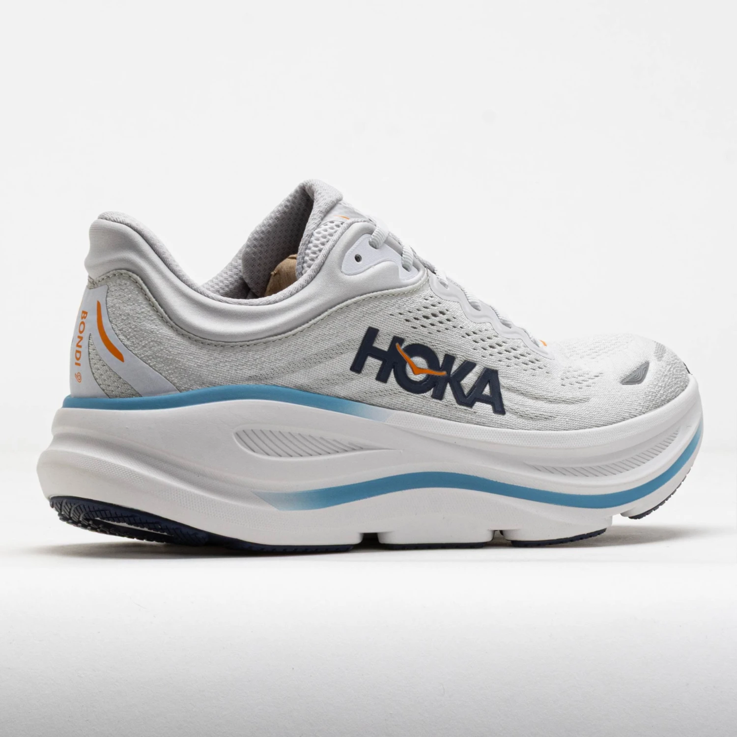HOKA Bondi 9 Men's Stardust/Cosmic Grey 8 HOKA Bondi 9 Men's Stardust/Cosmic Grey - Image 6