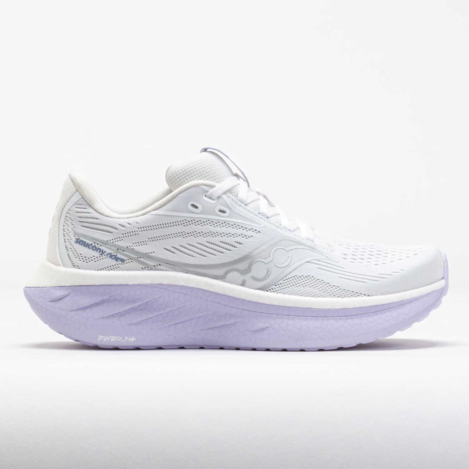 Saucony Ride 18 Women's White/Thistle 3 Saucony Ride 18 Women's White/Thistle