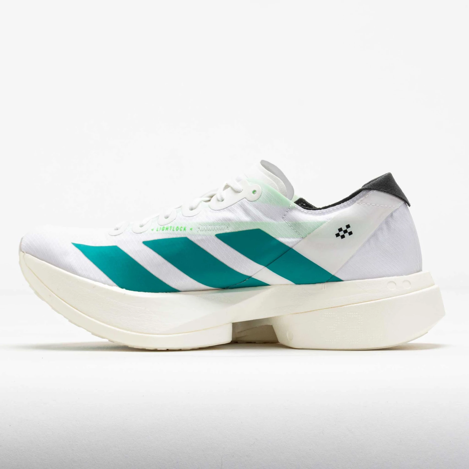 Adidas Adizero Adios Pro 4 Men's White/Pure Teal/Carbon 4 Adidas Adizero Adios Pro 4 Men's White/Pure Teal/Carbon - Image 2