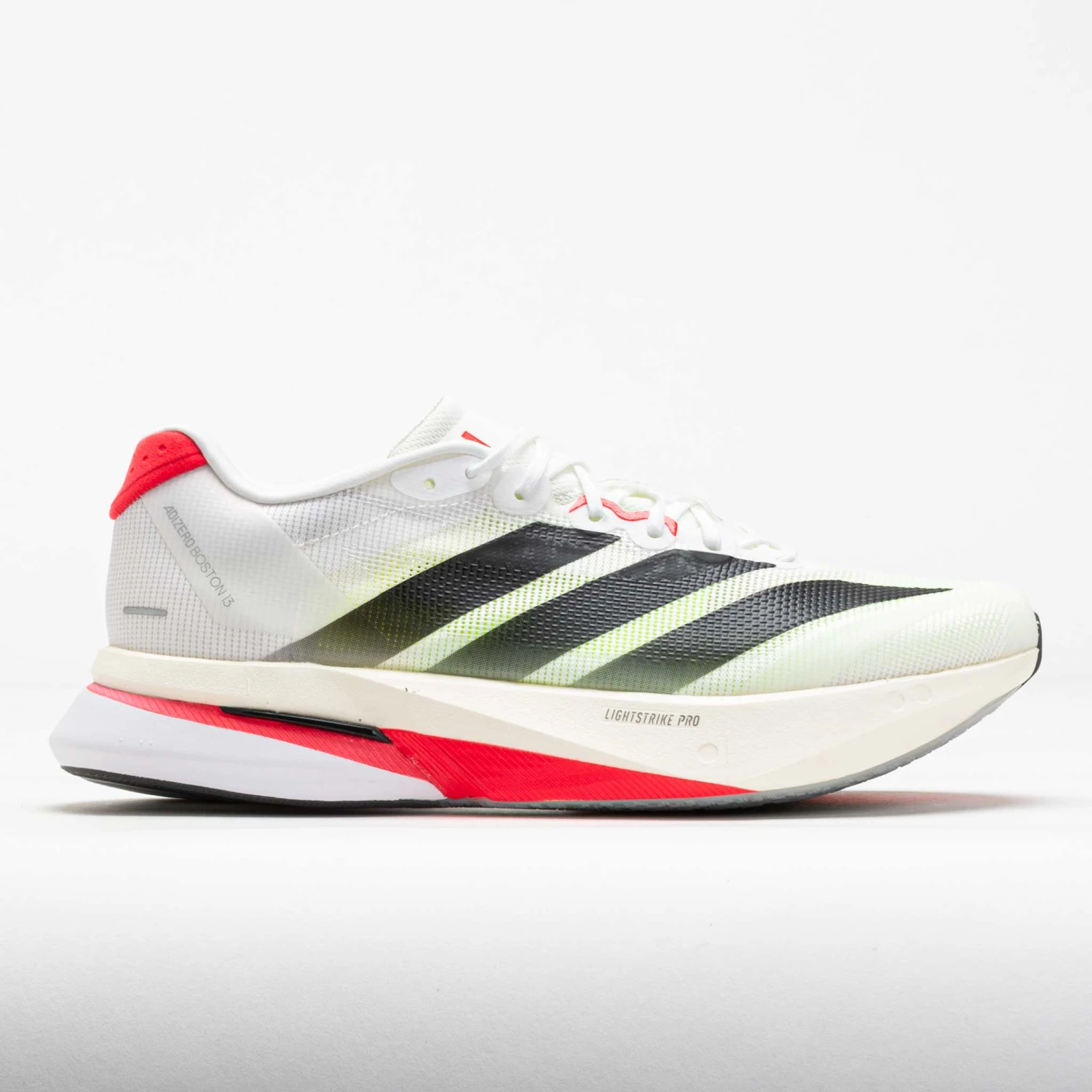 Adidas Adizero Boston 13 Men's White/Core Black/Lucid Red 3 Adidas Adizero Boston 13 Men's White/Core Black/Lucid Red