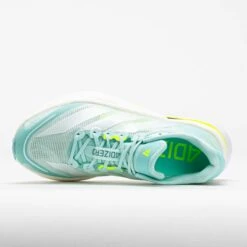 Adidas Adizero Boston 13 Women's Aqua/Zero Metallic/Lucid Lemon -Famous Shoes Store 043291 2