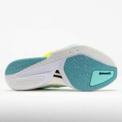 Adidas Adizero Boston 13 Women's Aqua/Zero Metallic/Lucid Lemon -Famous Shoes Store 043291 4