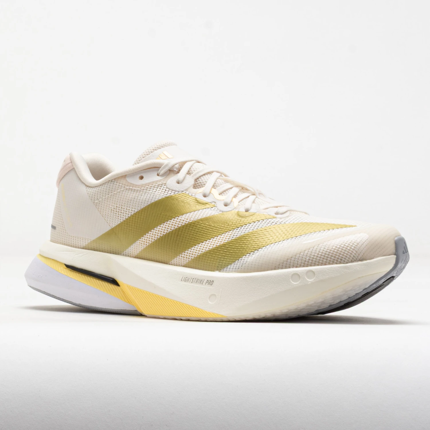 Adidas Adizero Boston 13 Women's Chalk White/Gold Metallic/Orange Tint 7 Adidas Adizero Boston 13 Women's Chalk White/Gold Metallic/Orange Tint - Image 5
