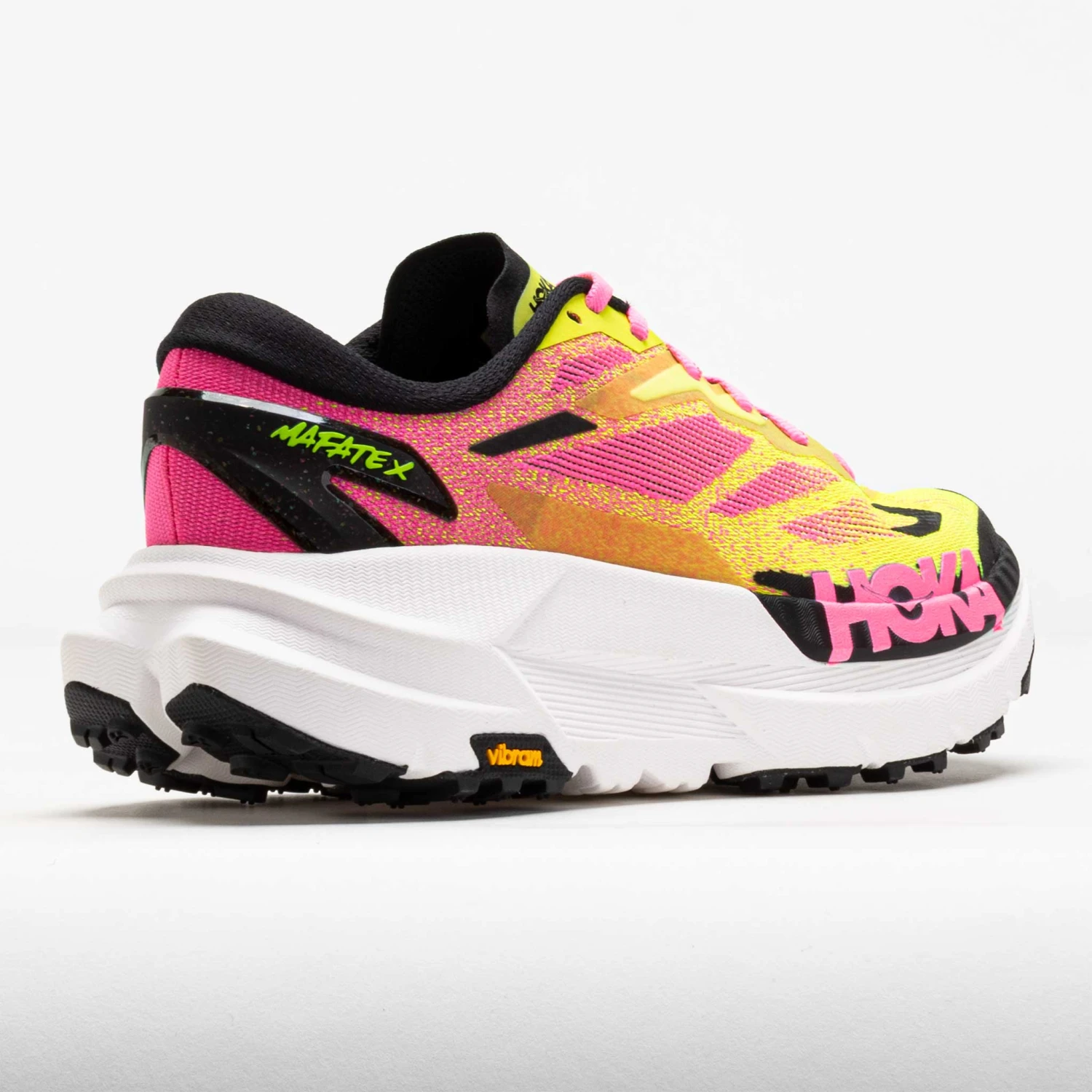 HOKA Mafate X Men's Neon HOKA Citrus/Neon Rose 8 HOKA Mafate X Men's Neon HOKA Citrus/Neon Rose - Image 6