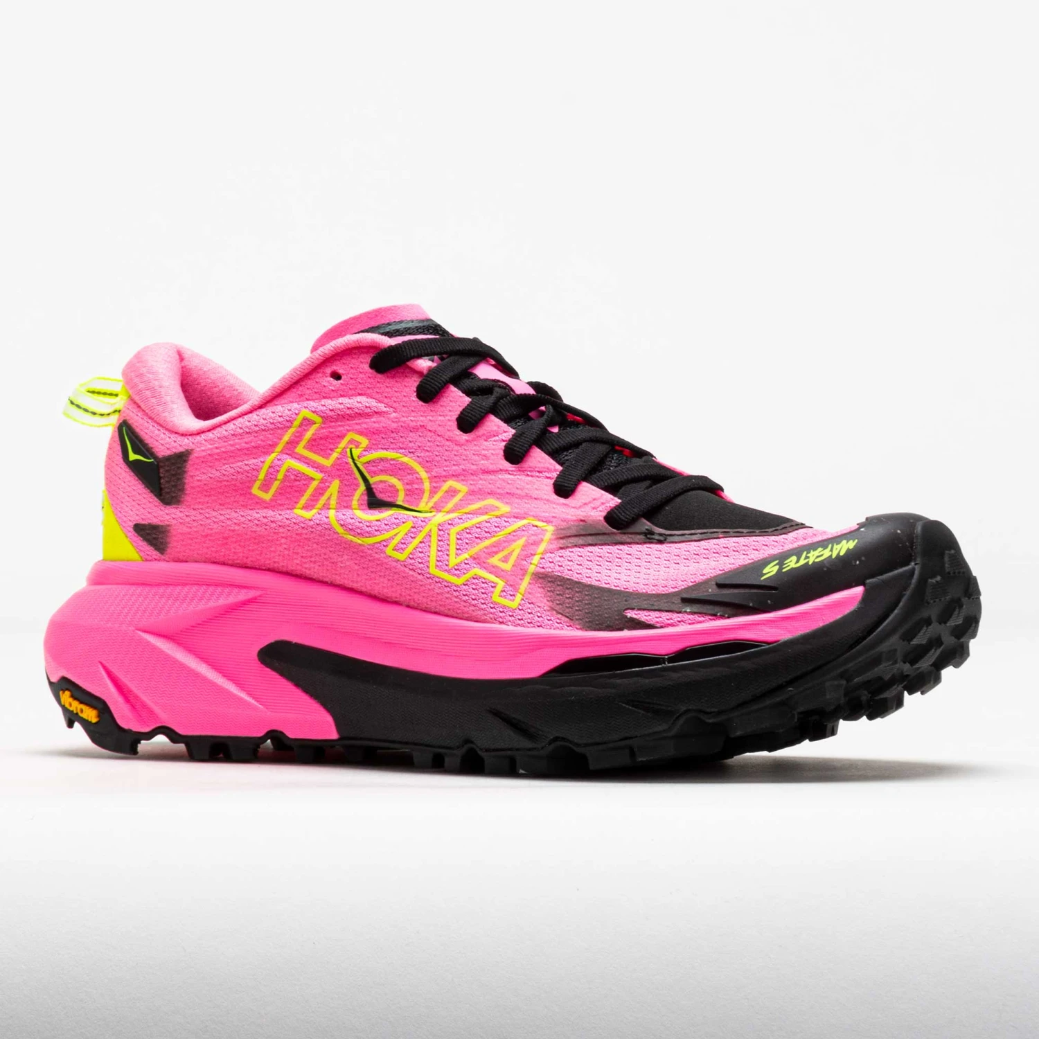 HOKA Mafate 5 Men's Neon Rose/Black 7 HOKA Mafate 5 Men's Neon Rose/Black - Image 5
