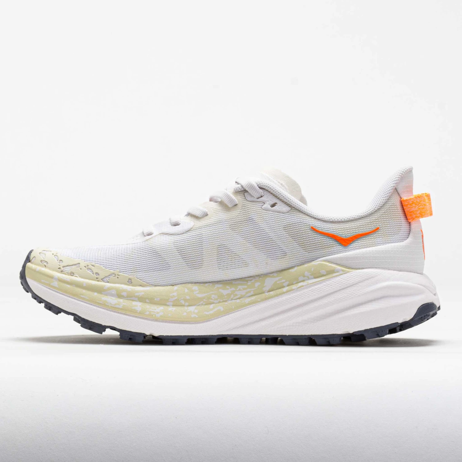 HOKA Speedgoat 6 Men's White/Neon Tangerine 4 HOKA Speedgoat 6 Men's White/Neon Tangerine - Image 2