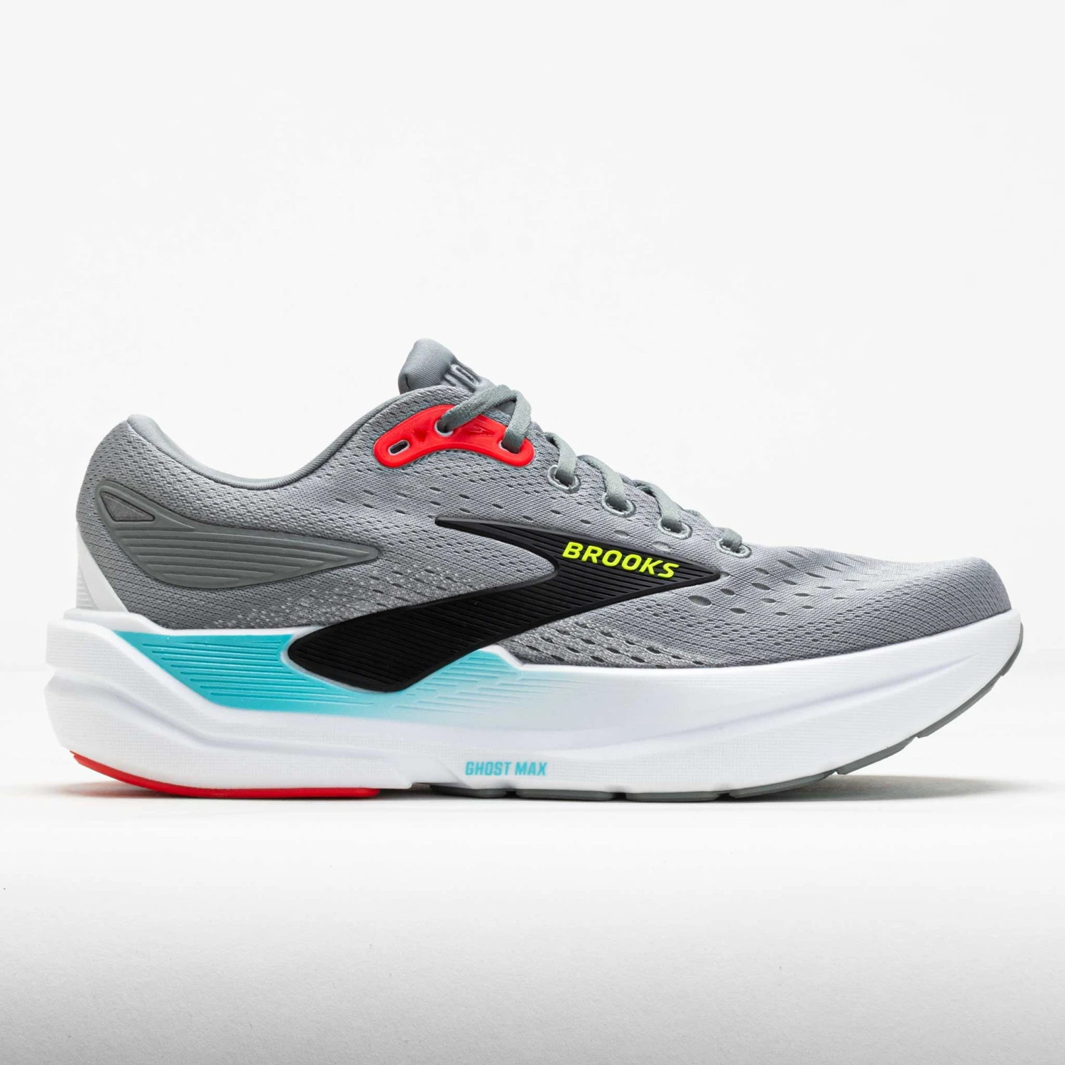 Brooks Ghost Max 3 Men's Primer Grey/Antarctica/Red 3 Brooks Ghost Max 3 Men's Primer Grey/Antarctica/Red