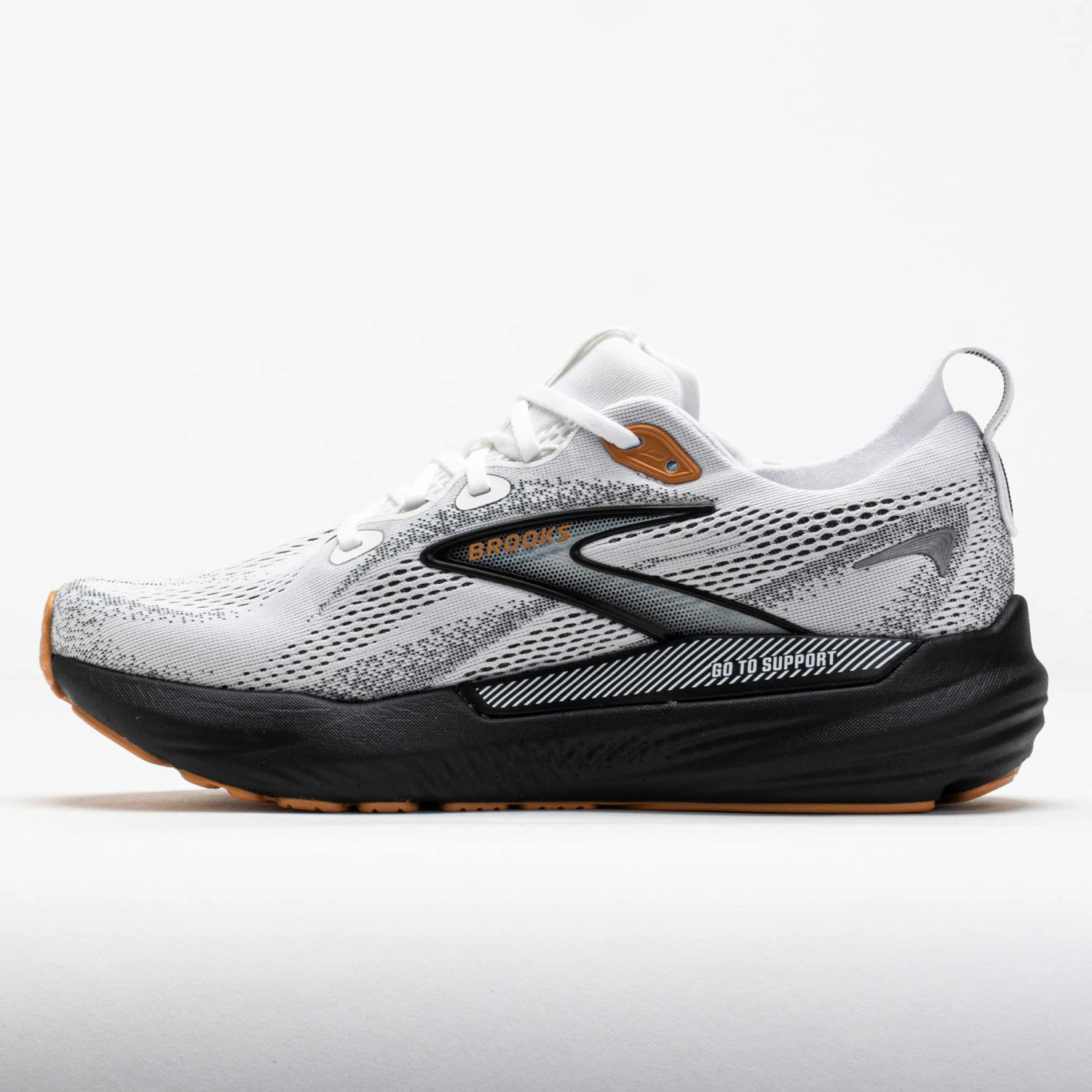 Brooks Glycerin GTS 22 Men's White/Grey/Black 4 Brooks Glycerin GTS 22 Men's White/Grey/Black - Image 2