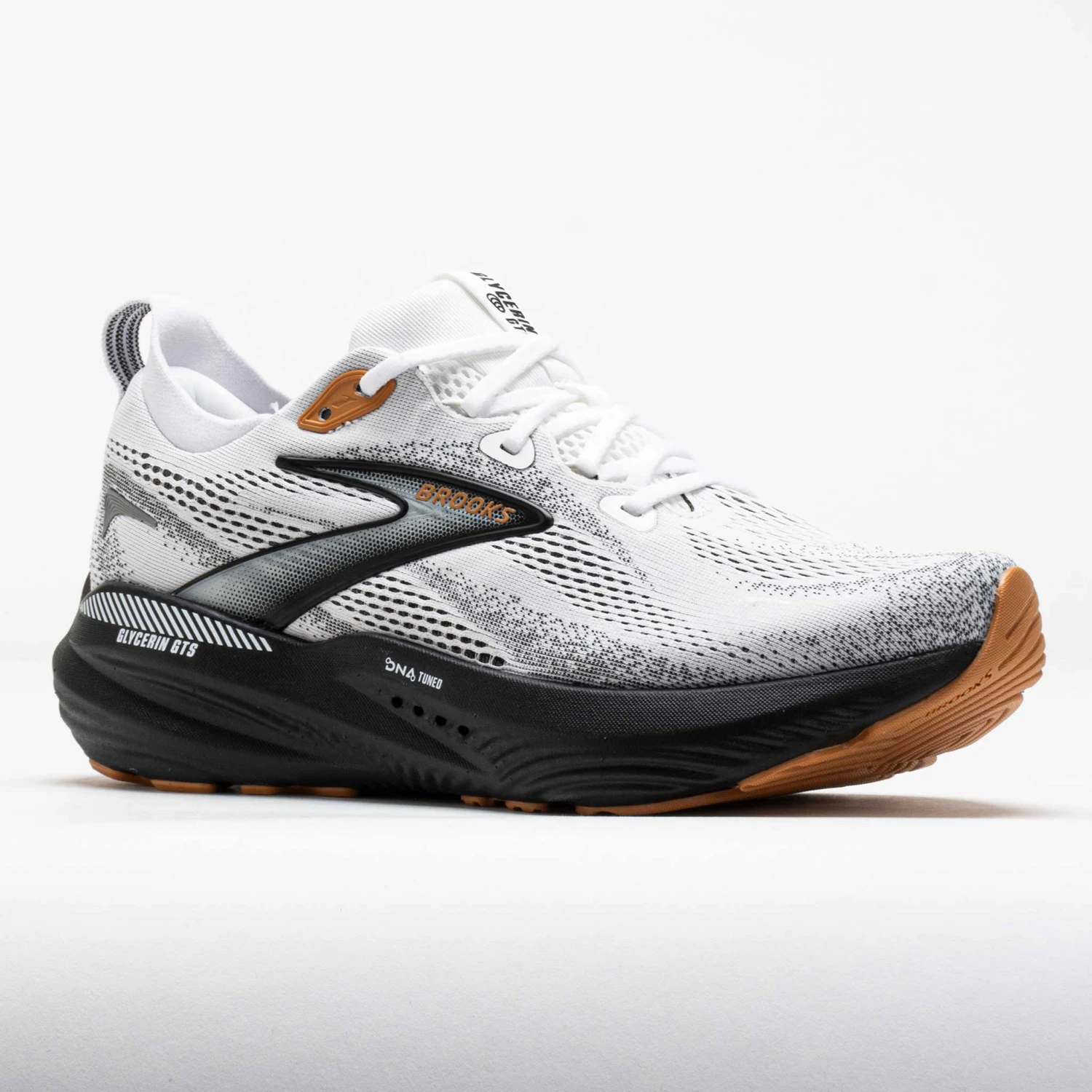 Brooks Glycerin GTS 22 Men's White/Grey/Black 7 Brooks Glycerin GTS 22 Men's White/Grey/Black - Image 5