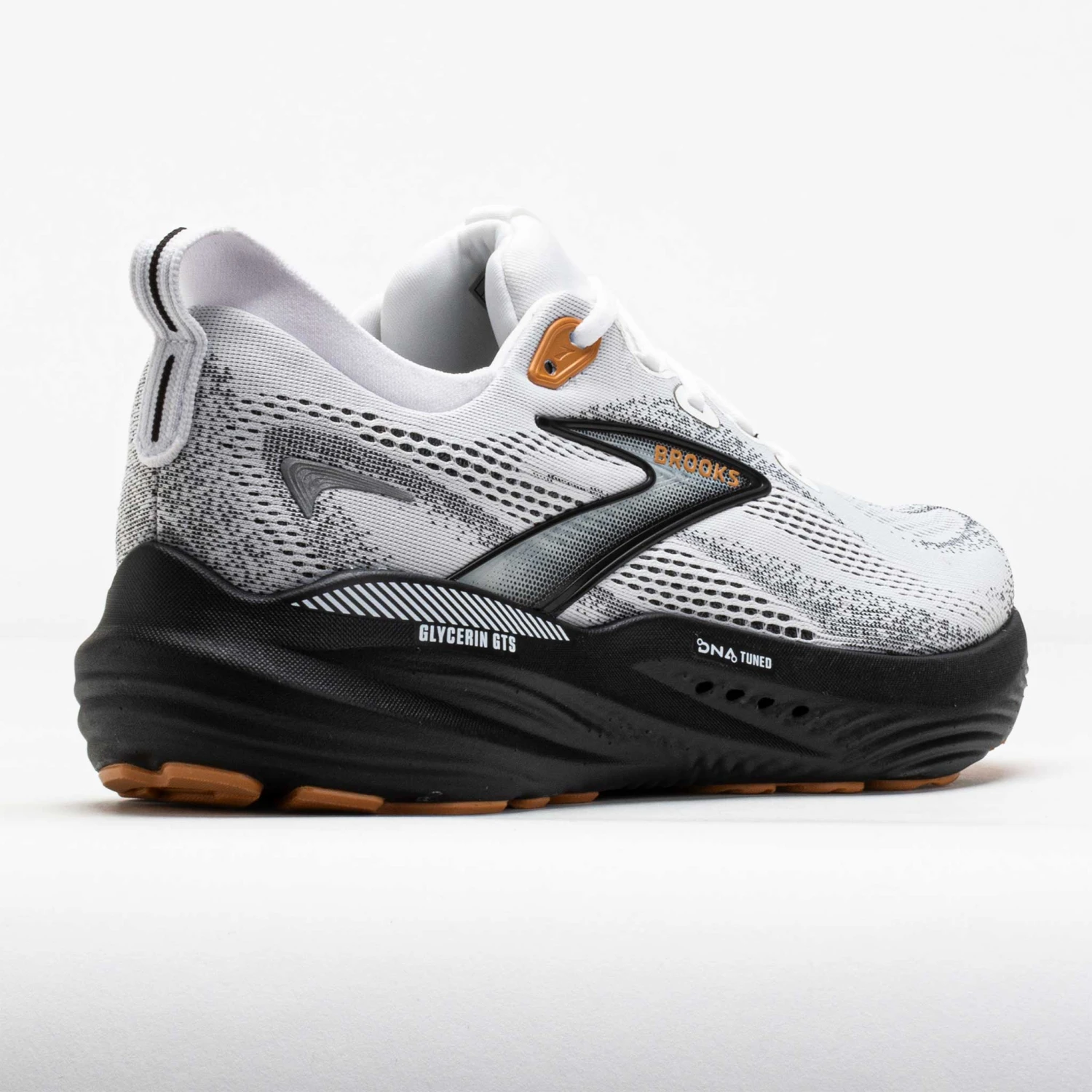 Brooks Glycerin GTS 22 Men's White/Grey/Black 8 Brooks Glycerin GTS 22 Men's White/Grey/Black - Image 6