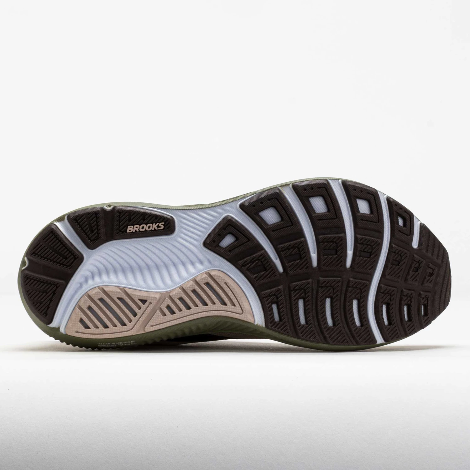 Brooks Ghost 17 Men's Chateau Grey/Grown/Olive 6 Brooks Ghost 17 Men's Chateau Grey/Grown/Olive - Image 4