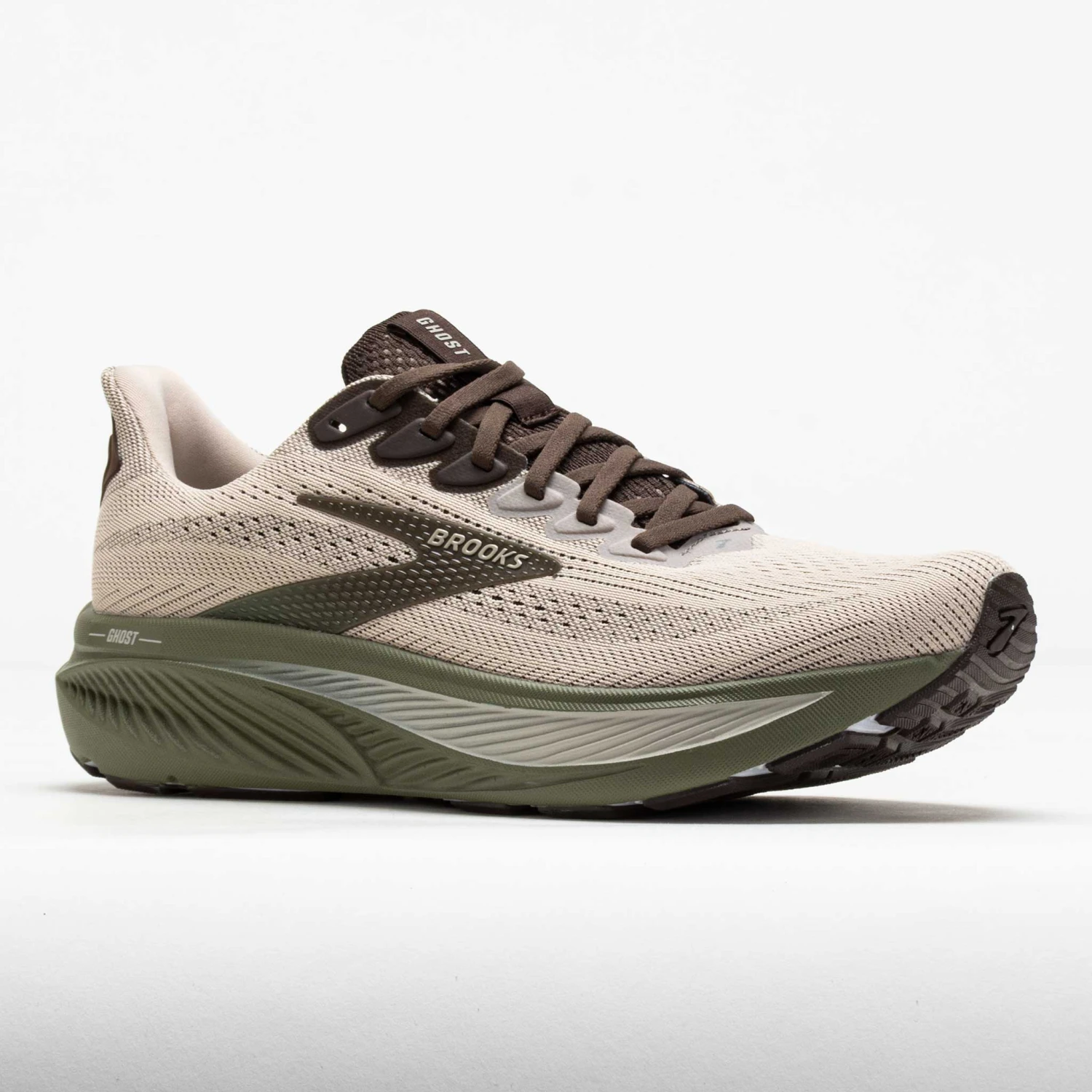Brooks Ghost 17 Men's Chateau Grey/Grown/Olive 7 Brooks Ghost 17 Men's Chateau Grey/Grown/Olive - Image 5