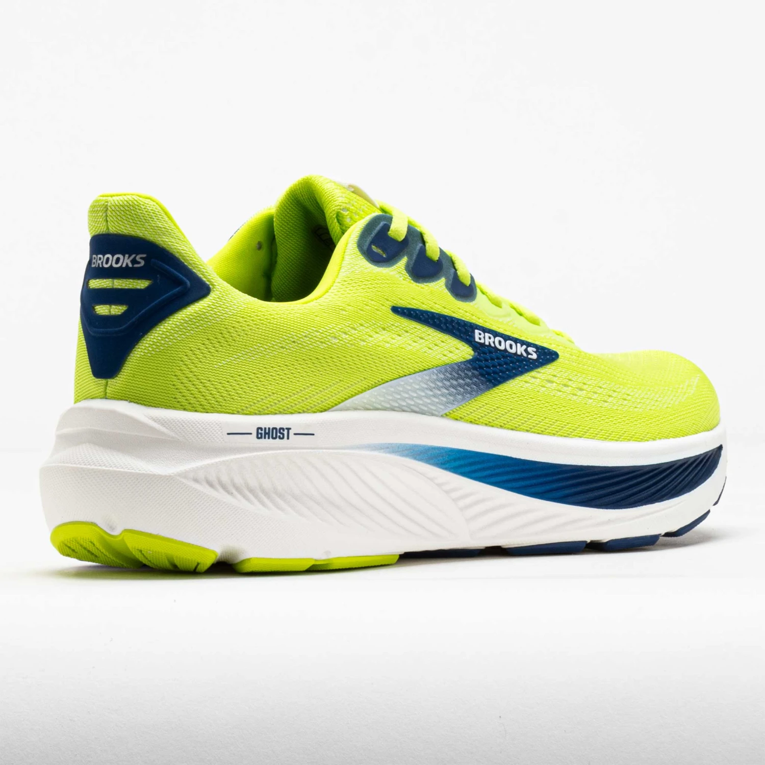Brooks Ghost 17 Men's Acid Lime/Navy/White 8 Brooks Ghost 17 Men's Acid Lime/Navy/White - Image 6