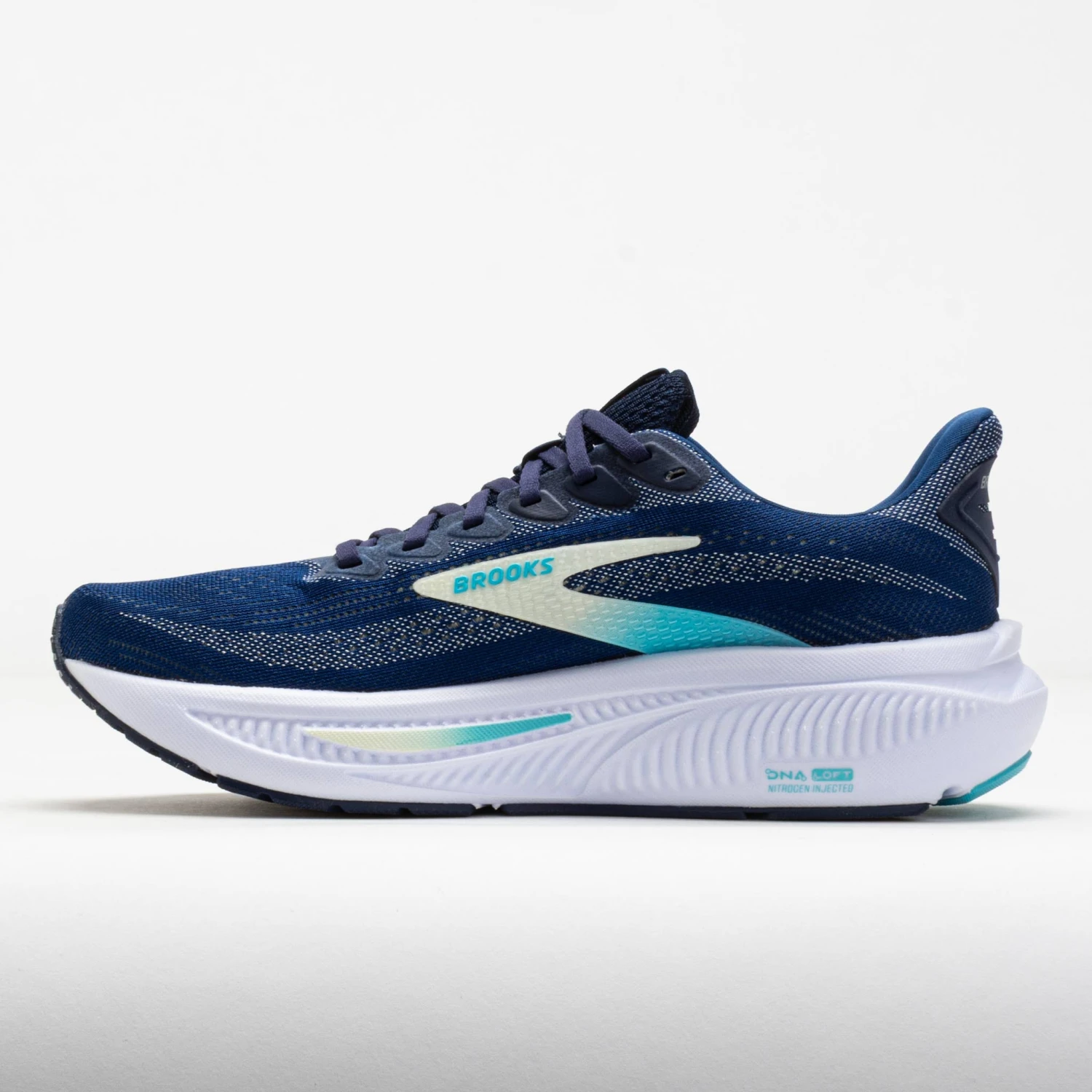 Brooks Ghost 17 Women's Navy/Green/Turquoise 4 Brooks Ghost 17 Women's Navy/Green/Turquoise - Image 2