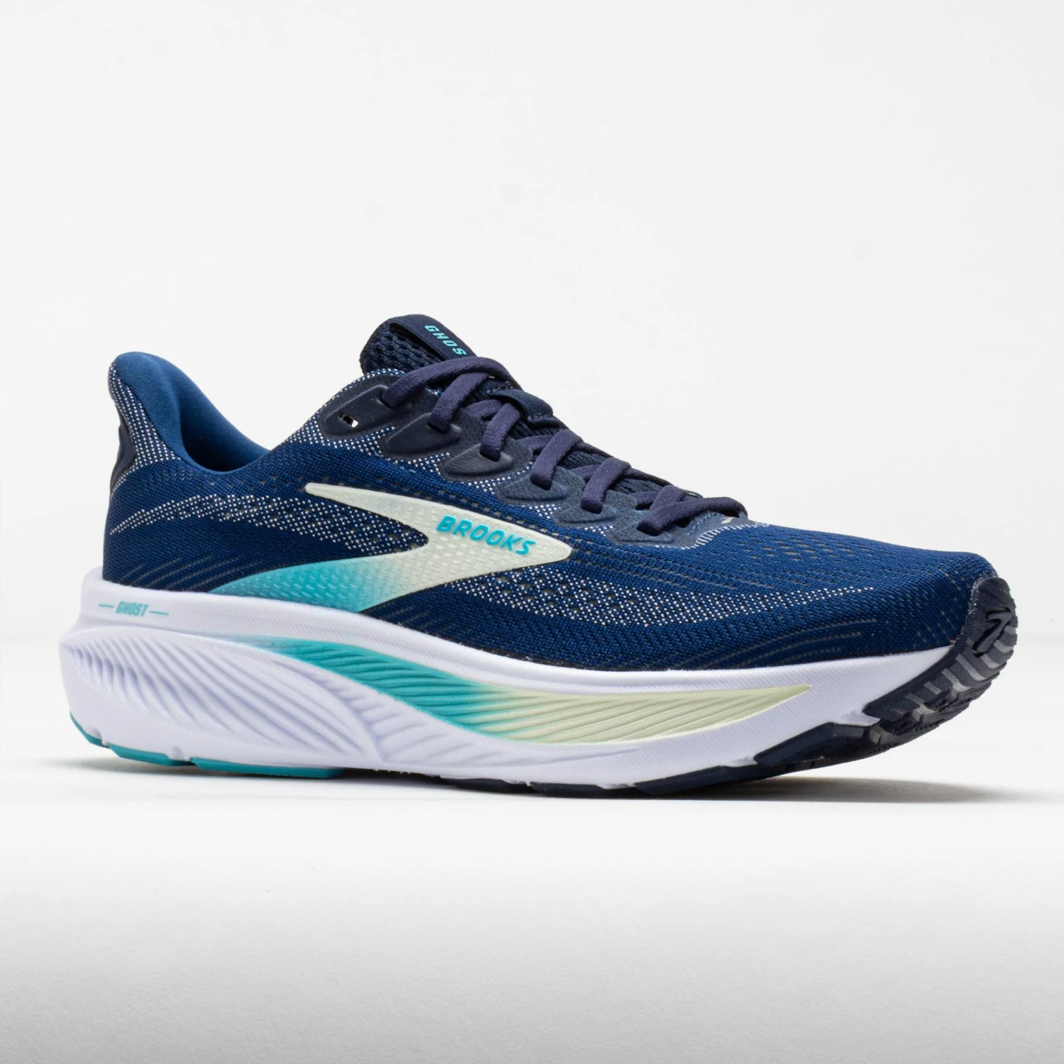 Brooks Ghost 17 Women's Navy/Green/Turquoise 7 Brooks Ghost 17 Women's Navy/Green/Turquoise - Image 5