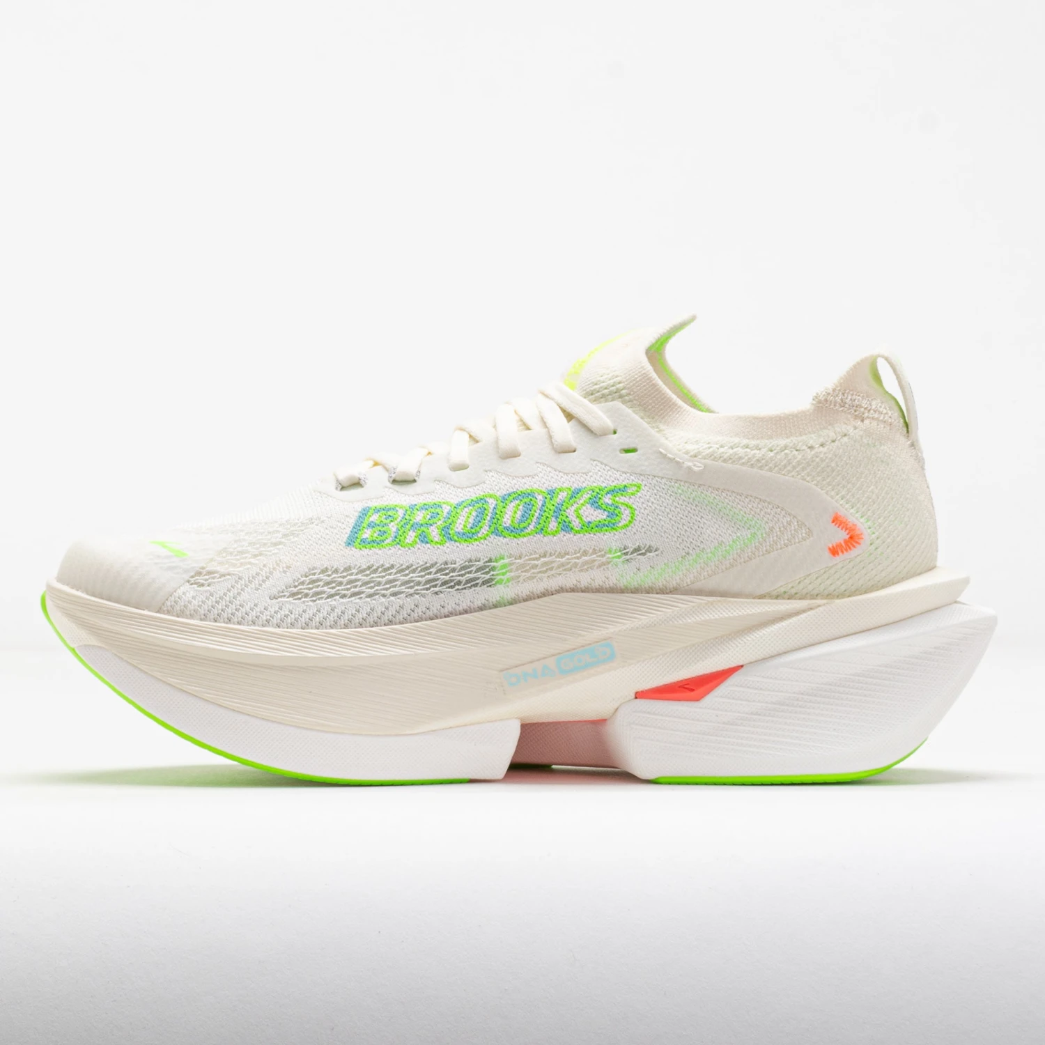 Brooks Hyperion Max 3 Women's Coconut/Green Gecko/Pink Clay 4 Brooks Hyperion Max 3 Women's Coconut/Green Gecko/Pink Clay - Image 2